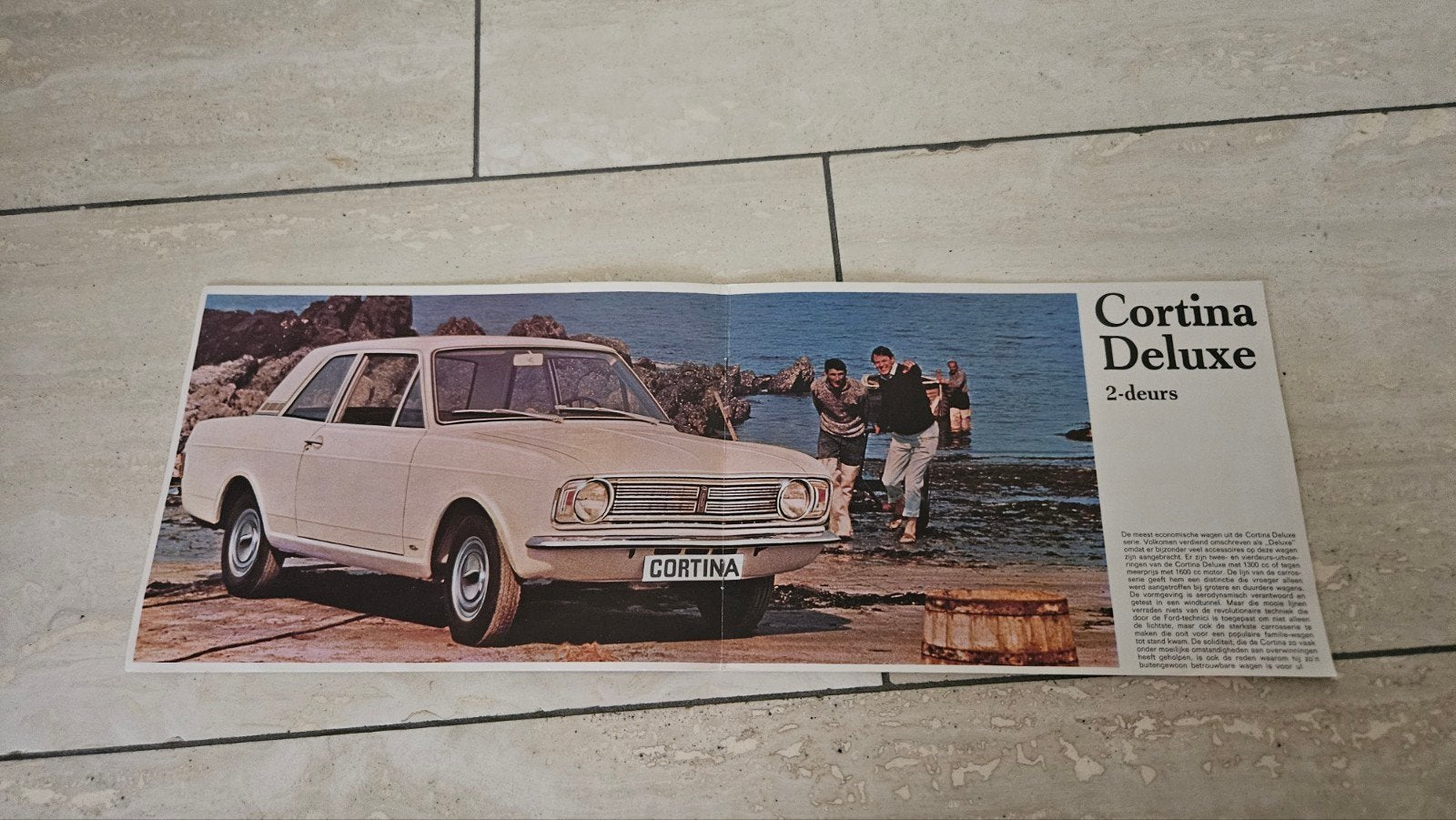 Folder Ford Cortina 1969 ( incl. lotus cortina), Ophalen of Verzenden, Zo goed als nieuw, Ford