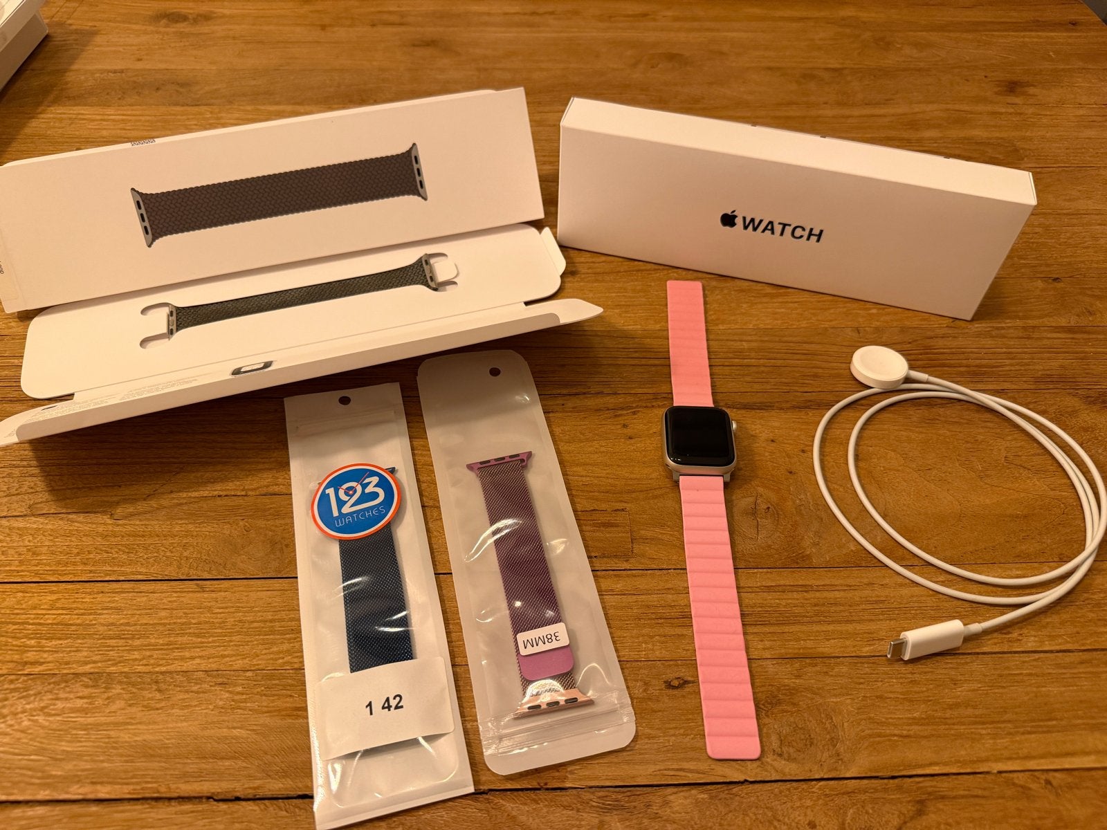 Apple Watch SE (2e generatie) 40mm Starlight GPS, Ophalen, IOS, Zo goed als nieuw, Hoogte