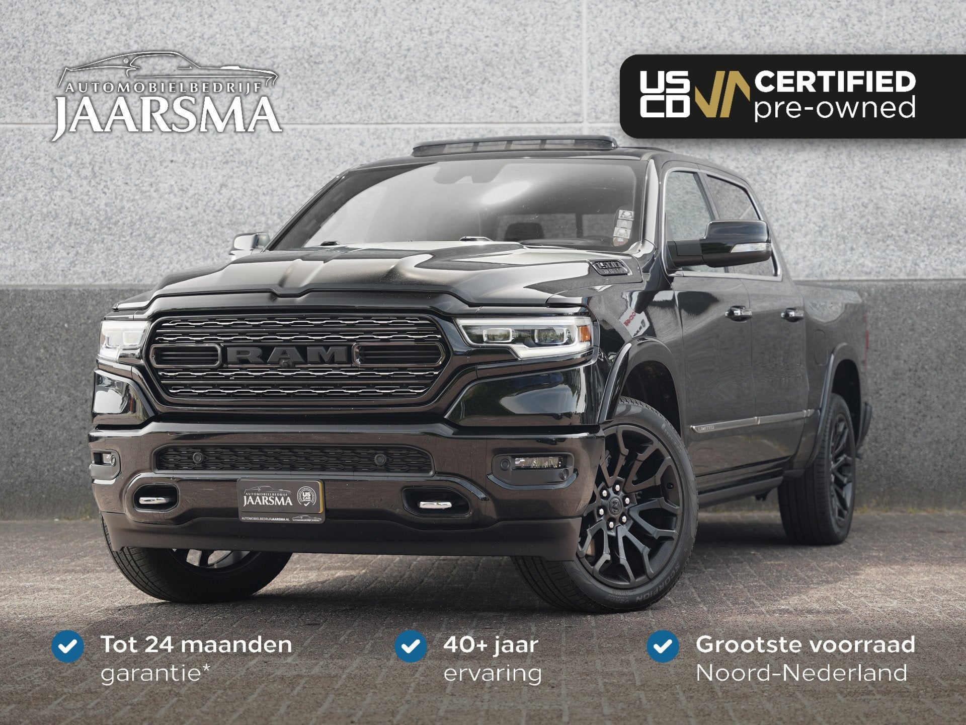 Dodge Ram 1500 5.7 V8 4x4 Crew Cab Limited |Luchtvering |Vol, Auto's, Dodge, Automaat, Gebruikt, 5654 cc, 402 pk