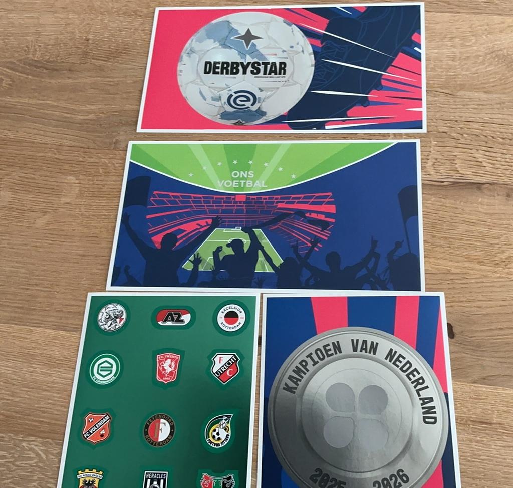 XXL stickers voor het voetbalboek, Ophalen of Verzenden, Nieuw in verpakking, Overige formaten