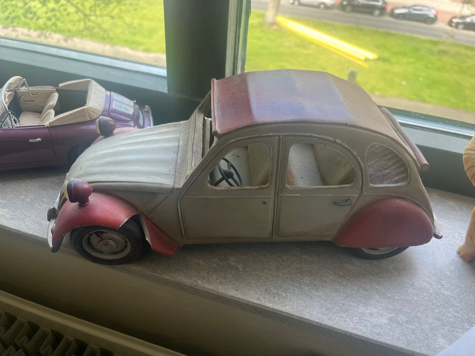 Decoratieve Citroën 2CV Modelauto, Overige merken, Gebruikt, Auto, Groter dan 1:32