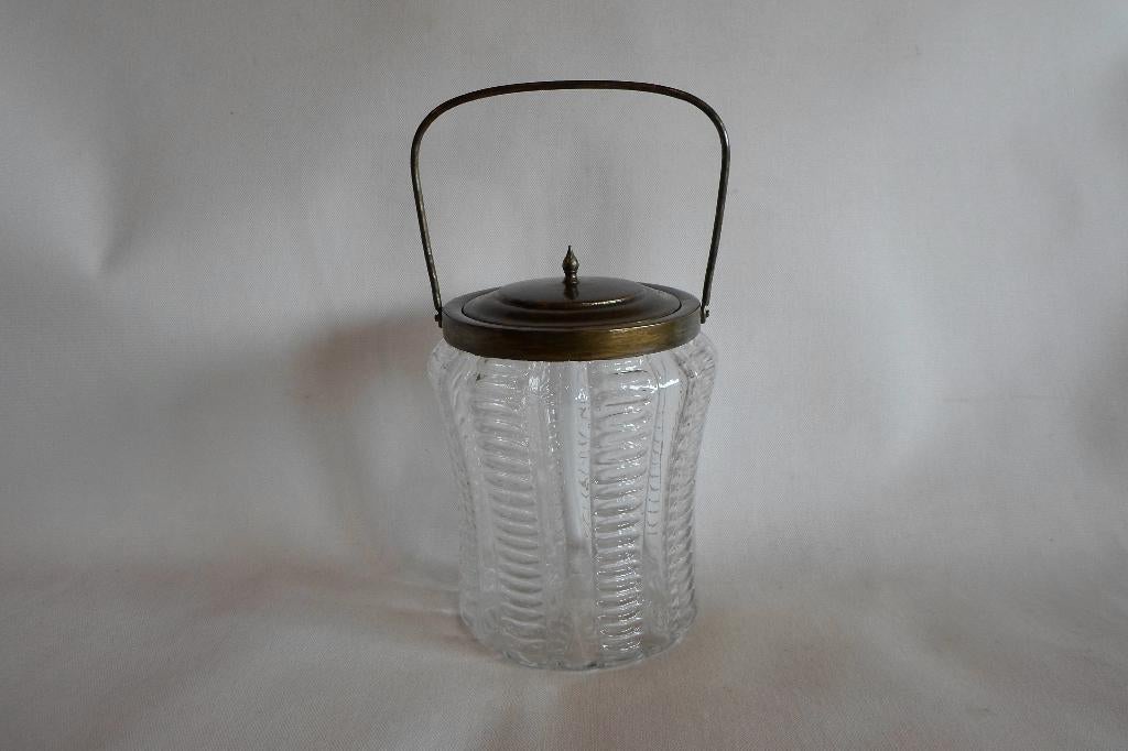 Antieke Koekjes Pot Glas, Ophalen of Verzenden