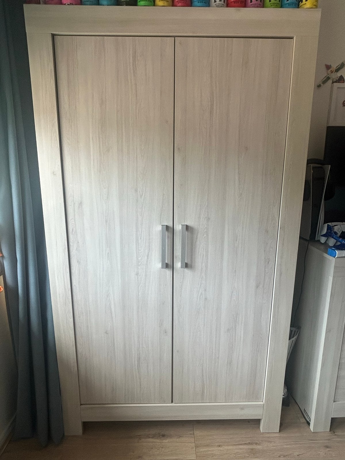 Kledingkast met lades en hangruimte, Huis en Inrichting, Kasten | Kledingkasten, Ophalen, 50 tot 100 cm, Zo goed als nieuw, Met lade(s)