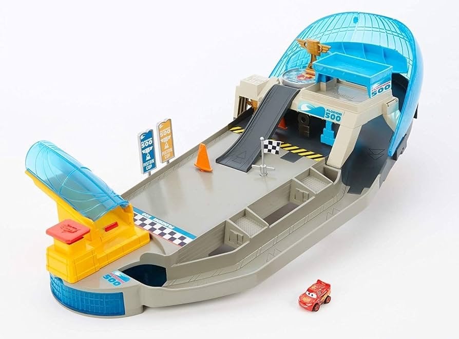 Mattel Disney Cars FPR05 Arena racesport speelset, Ophalen of Verzenden, Gebruikt