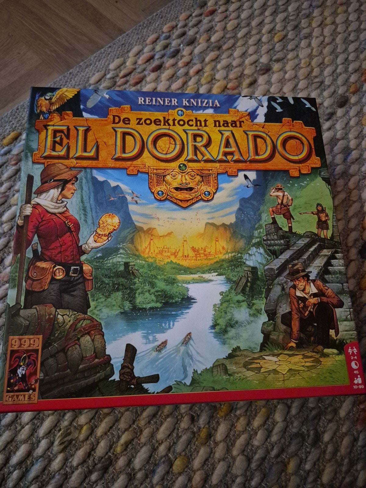 De Zoektocht naar El Dorado - Bordspel (Nieuw!), Drie of vier spelers, Ophalen, Nieuw, 999 Games