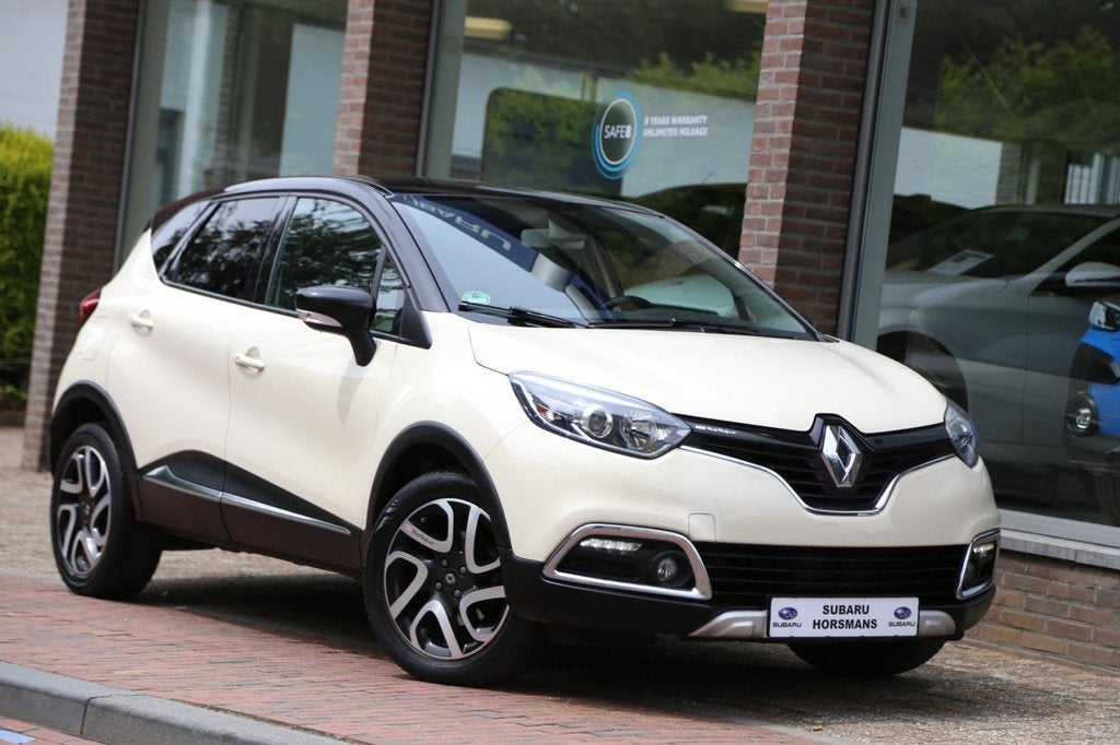 Renault Captur 1.2 TCe Automaat Xmod Leer Navi (bj 2016), Auto's, Renault, Euro 6, 4 cilinders, Wit, SUV of Terreinwagen