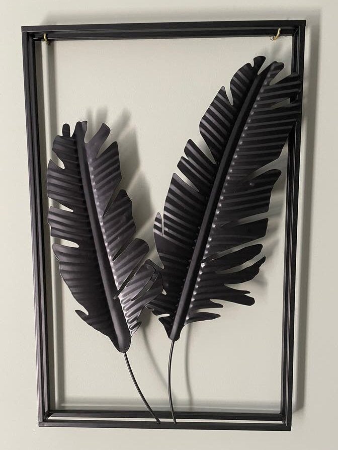 Metalen schilderij h58xb38., Metaal, 58 cm, Ophalen of Verzenden, Zo goed als nieuw