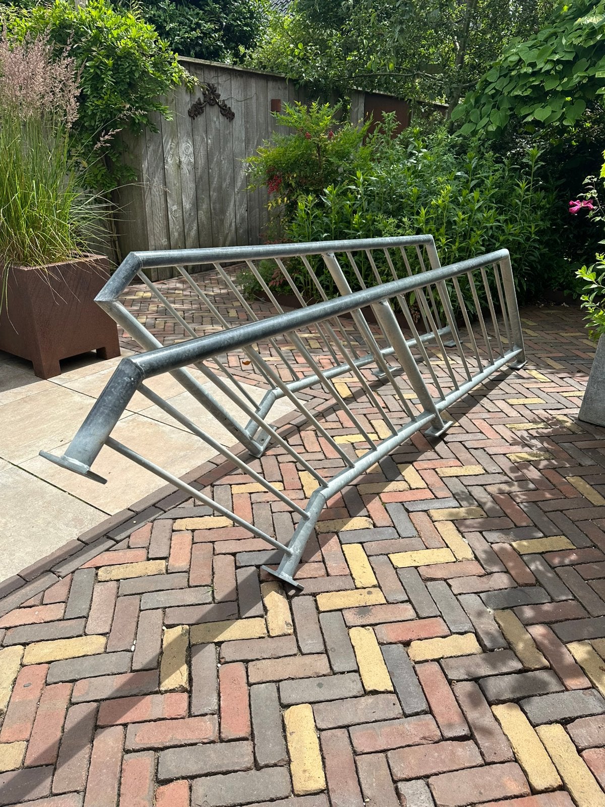 Trapleuning staal buiten (2 stuks), Ophalen, Gebruikt, Trap, 2 tot 4 meter