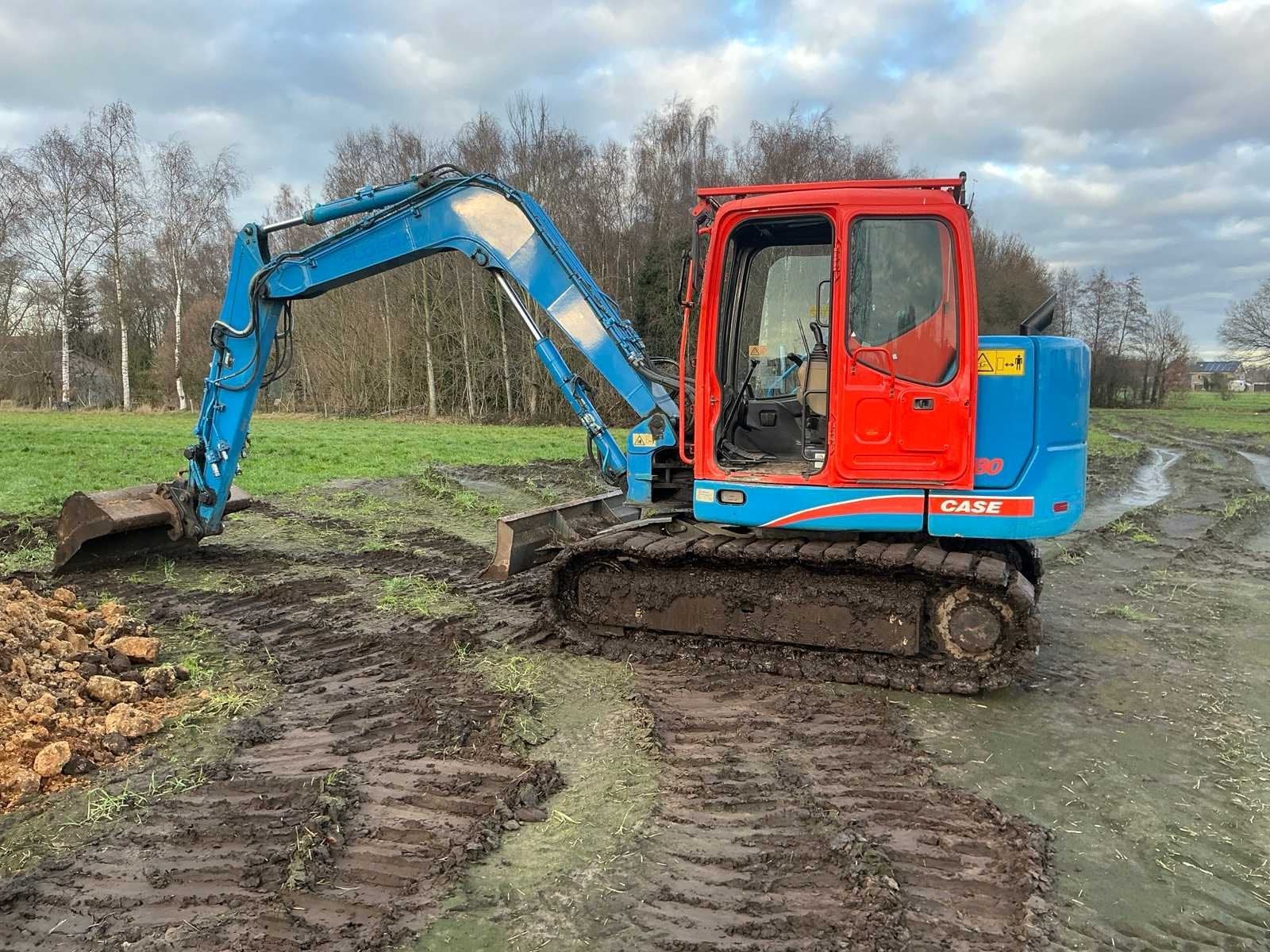 2008 Case CX80 Rupsgraafmachine, Graafmachine