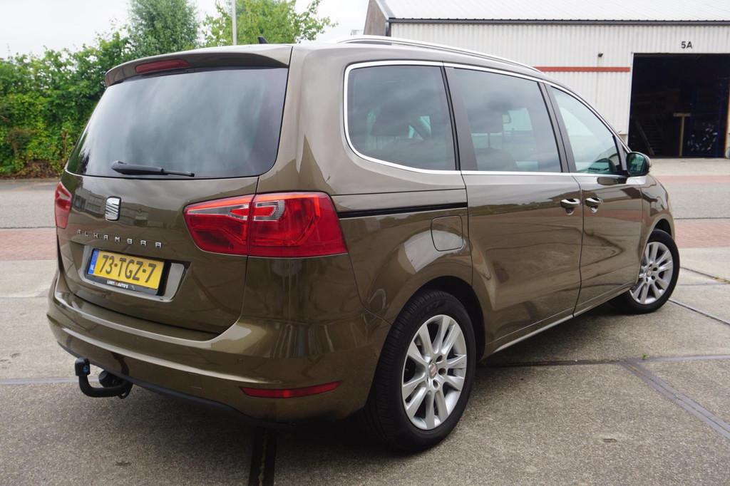 Seat Alhambra 1.4 TSI Style 7p * Nieuwe Ketting set *, Auto's, Euro 5, Stof, Zwart, 4 cilinders