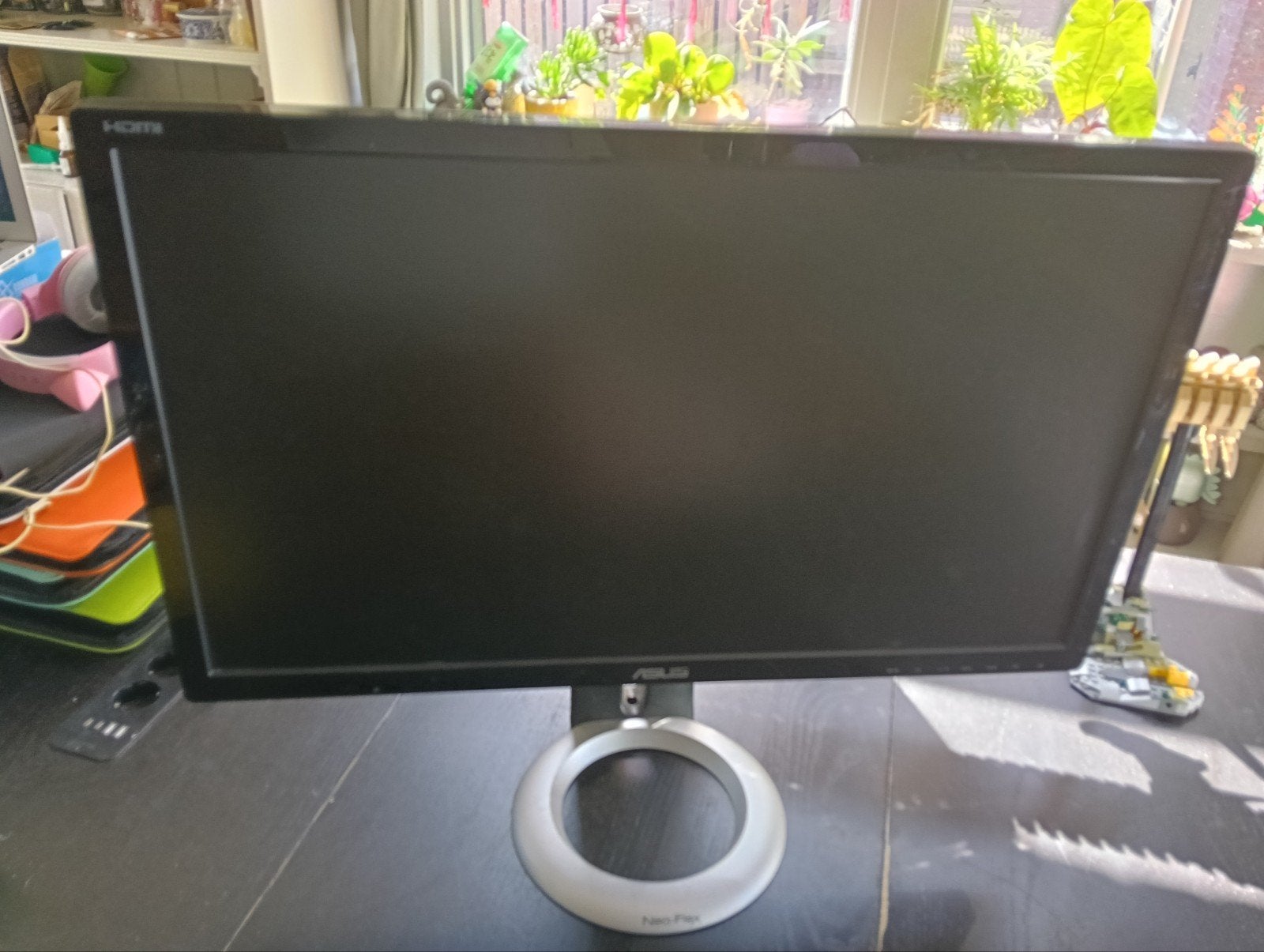 ASUS VE278H Full HD Monitor - 27 inch, HDMI, Full HD, Zo goed als nieuw, In hoogte verstelbaar