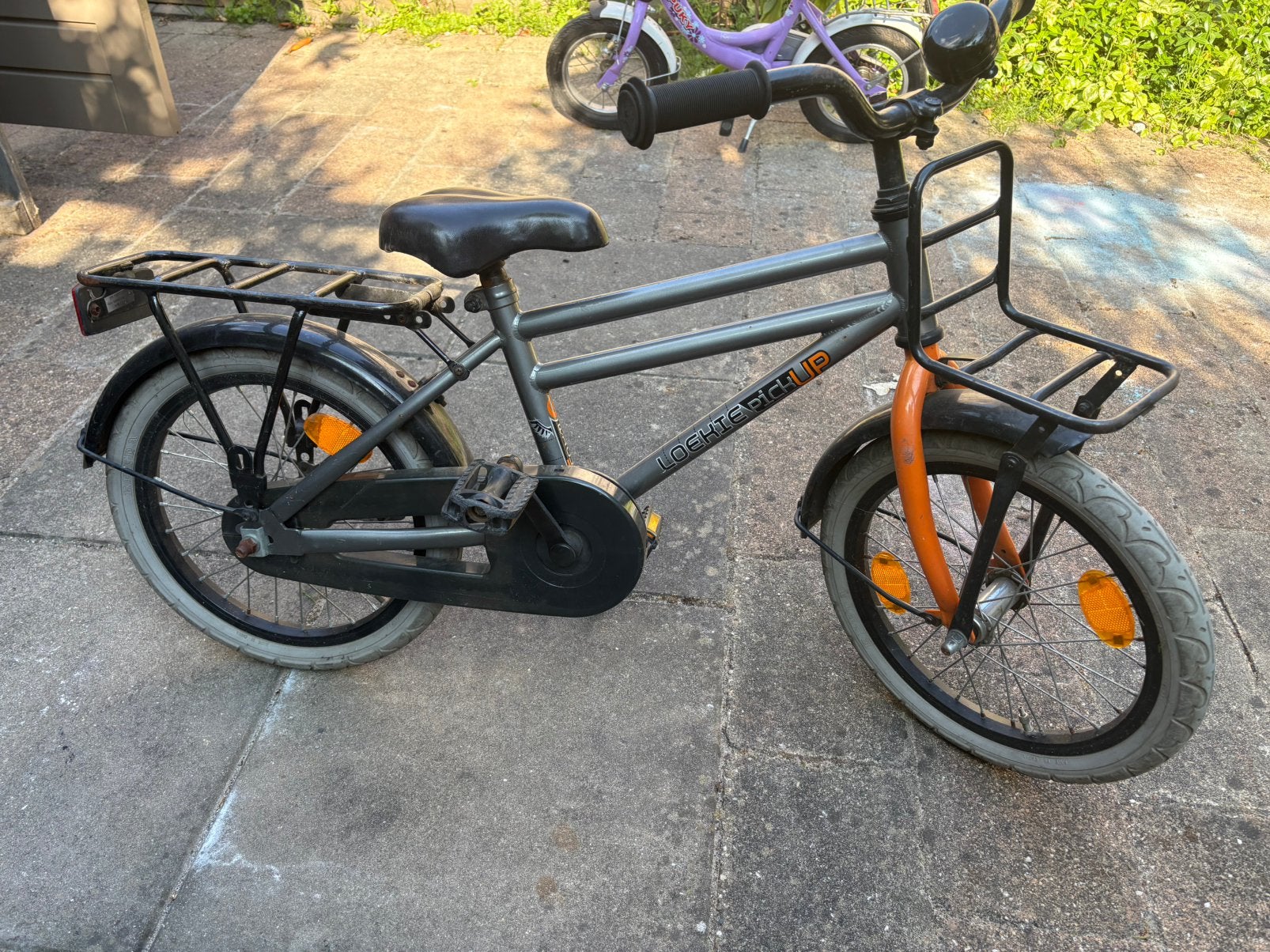 Kinderfiets Loekie 16 inch, Ophalen, Zo goed als nieuw, Terugtraprem, 16 tot 20 inch