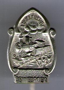 Linnaeushof Bennebroek zilverkleurig speldje ( U_069), Verzenden, Nieuw, Stad of Land, Speldje of Pin