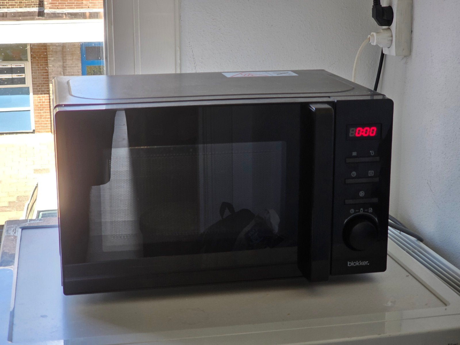 Blokker Magnetron - Compact en Gebruiksvriendelijk, Ophalen, Gebruikt, Minder dan 45 cm, Magnetron