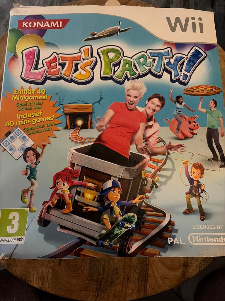 Let's Party! Wii - Inclusief Dance Mat - Konami, Ophalen, Gebruikt, Overige genres, Eén computer