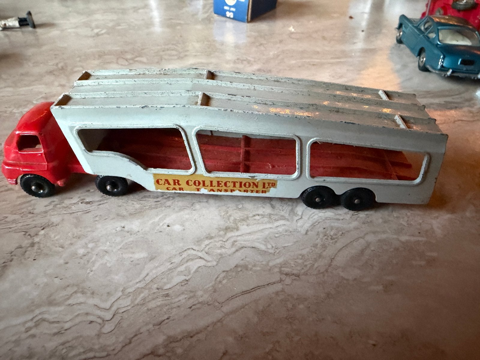 Vintage Matchbox en Corgi speelgoedauto's en transporteurs, Ophalen of Verzenden, Gebruikt