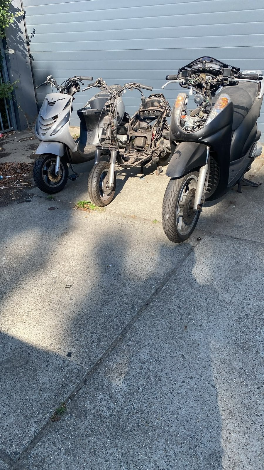Partij scooters en motorscooters (o.a. Piaggio Zip, Honda SH, Ophalen, Gebruikt, Overige merken