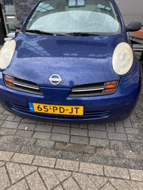 Nissan Micra 1.2 59KW 5DR 2004 Blauw, Auto's, Voorwielaandrijving, 40 €/maand, Zwart, 4 cilinders