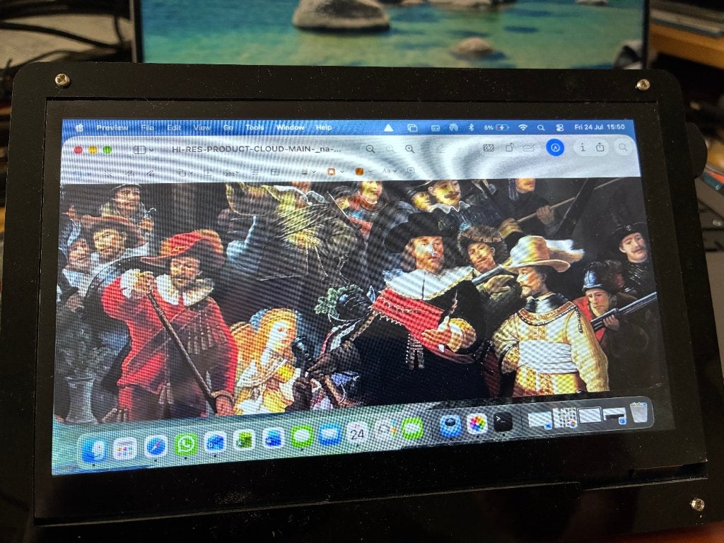 7-inch 1024x600 HDMI LCD met touch screen, Computers en Software, Monitoren, Gaming, Onbekend, Ophalen of Verzenden, Onbekend