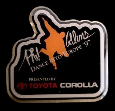 Toyota Corolla Phil Collins '97 pin