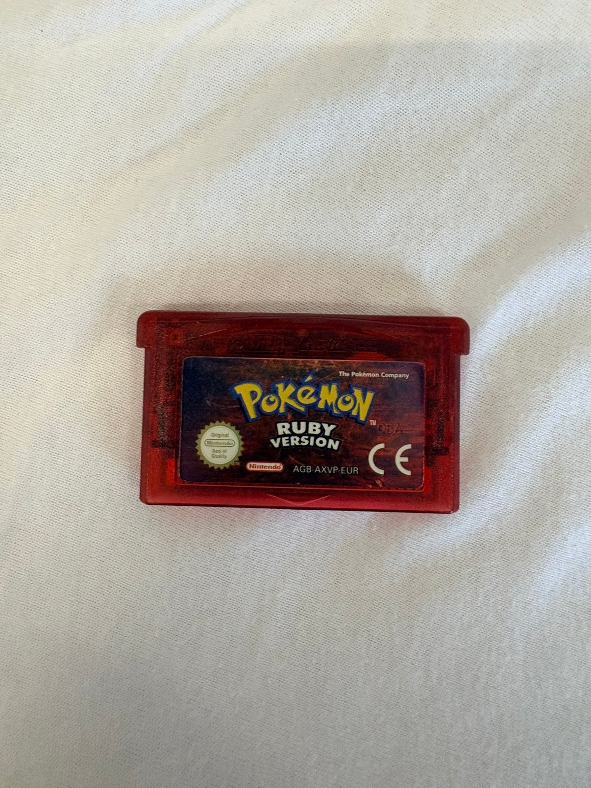 Pokémon Ruby Version – Game Boy Advance – Origineel EUR, 1 speler, Ophalen of Verzenden, Zo goed als nieuw, Role Playing Game (Rpg)