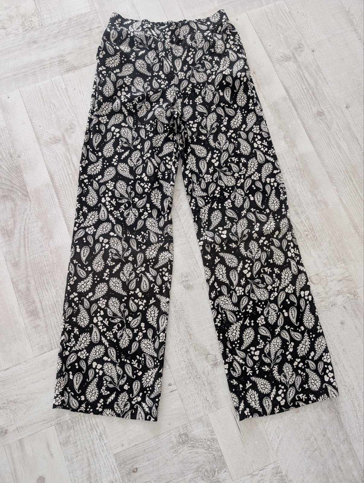 Costes palazzo broek met paisley print, Zwart, Ophalen of Verzenden, Zo goed als nieuw, COST BASIC
