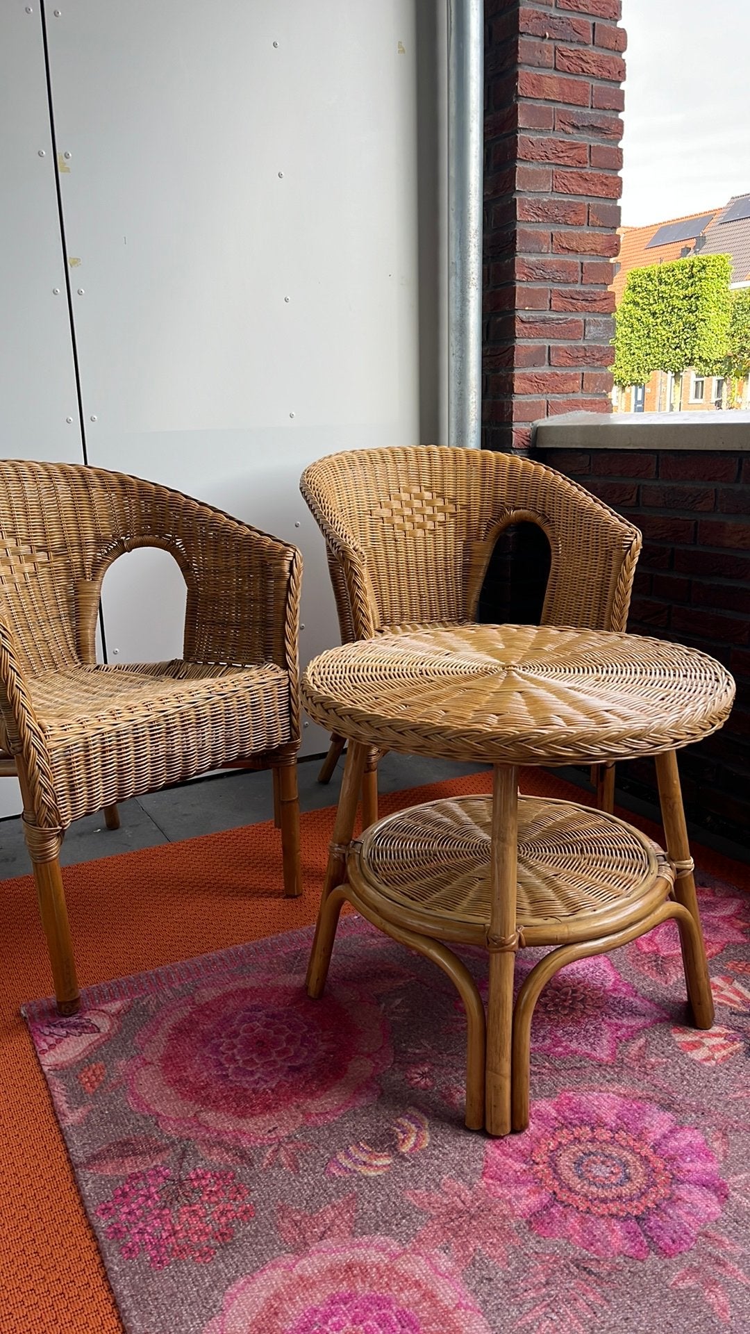 Leuk rotan set, Tuin en Terras, Ophalen, Rotan