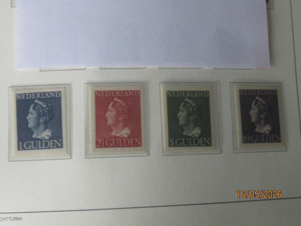 Nico Nederland 346/9 Postfris zonder plakker 1946, Ophalen of Verzenden, T/m 1940, Postfris