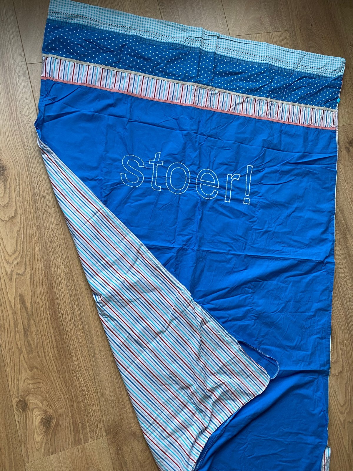 Lief! Dekbedovertrek 110x160, Eenpersoons, Blauw, Dekbedovertrek, Ophalen of Verzenden