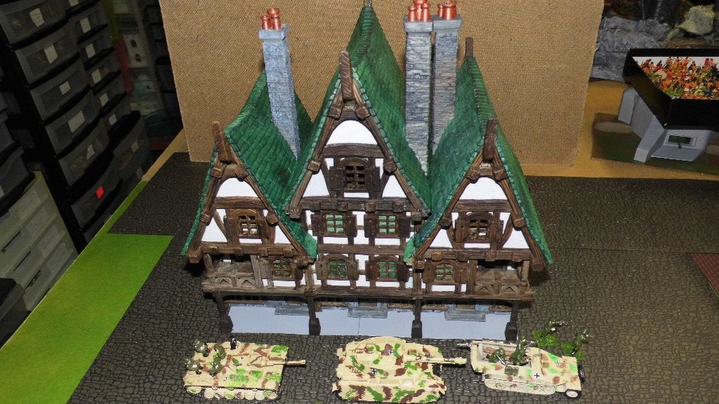 Wargaming/28/32MM  Scenery  /25euro per scenery/enkel, Ophalen of Verzenden, Zo goed als nieuw, Historisch, Geverfd