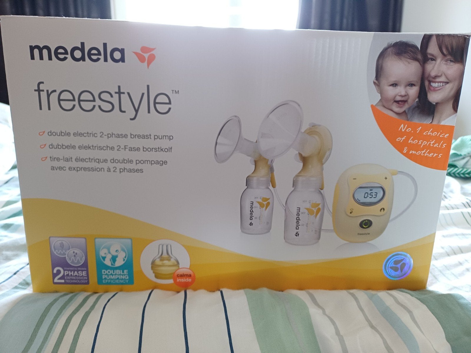 Medela dubbel electrische kolfapparaat, Ophalen, Borstkolf