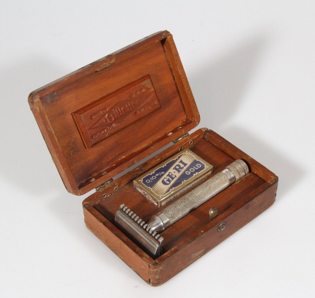 Gillette scheermesset verzilverd 1920, Ophalen of Verzenden
