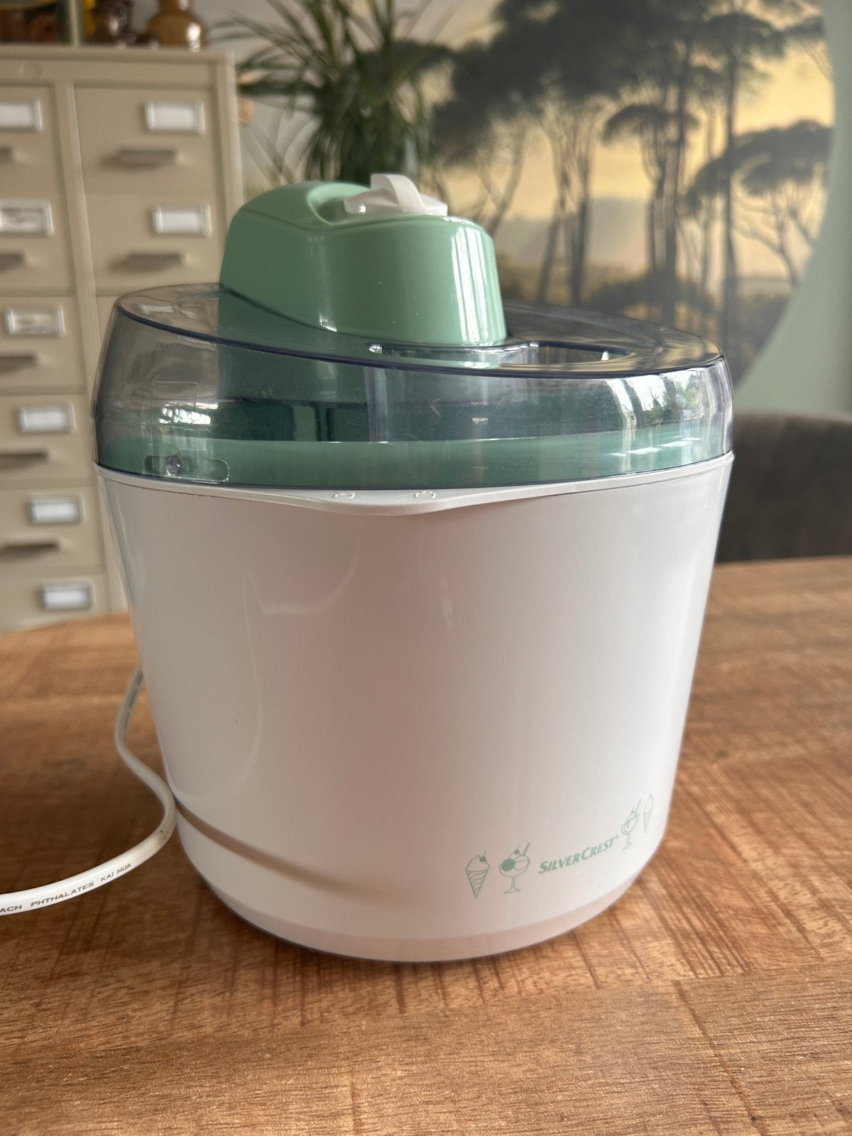 SilverCrest IJsmachine SECM 12 B4, Witgoed en Apparatuur, Ophalen, Gebruikt, Koelelement