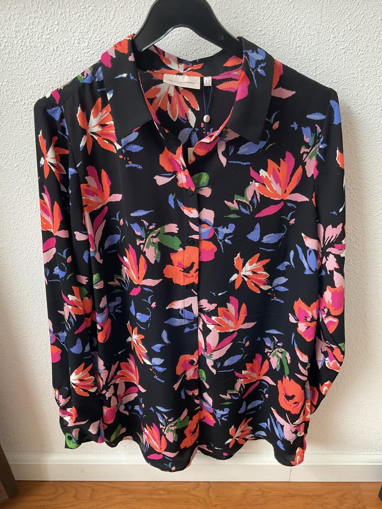 Gebloemde blouse van Only Carmakoma, maat 42, Nieuw, Ophalen of Verzenden, Nieuw, Maat 42/44 (L)
