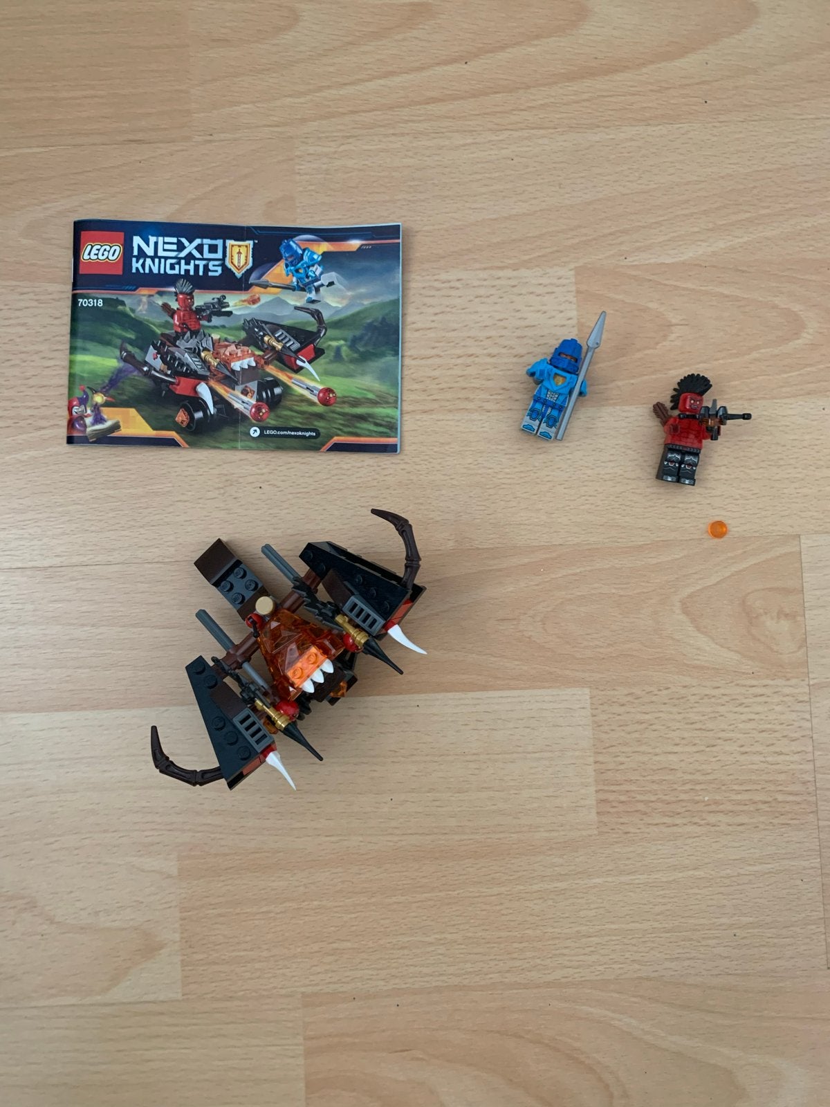 Lego Nexo Knights 70318 - Globlin Katapult, Gebruikt, Lego, Ophalen of Verzenden, Complete set