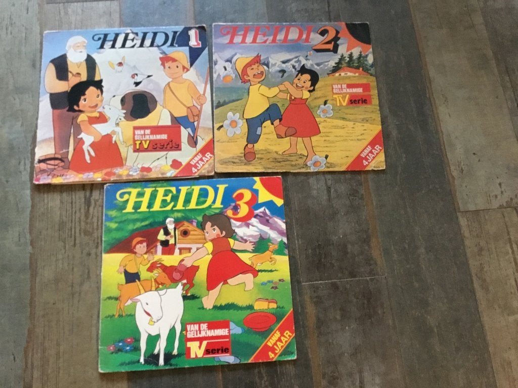 Lp’s Heidi deel1, 2 en 3, Ophalen, LP, Gebruikt, Luisterboek