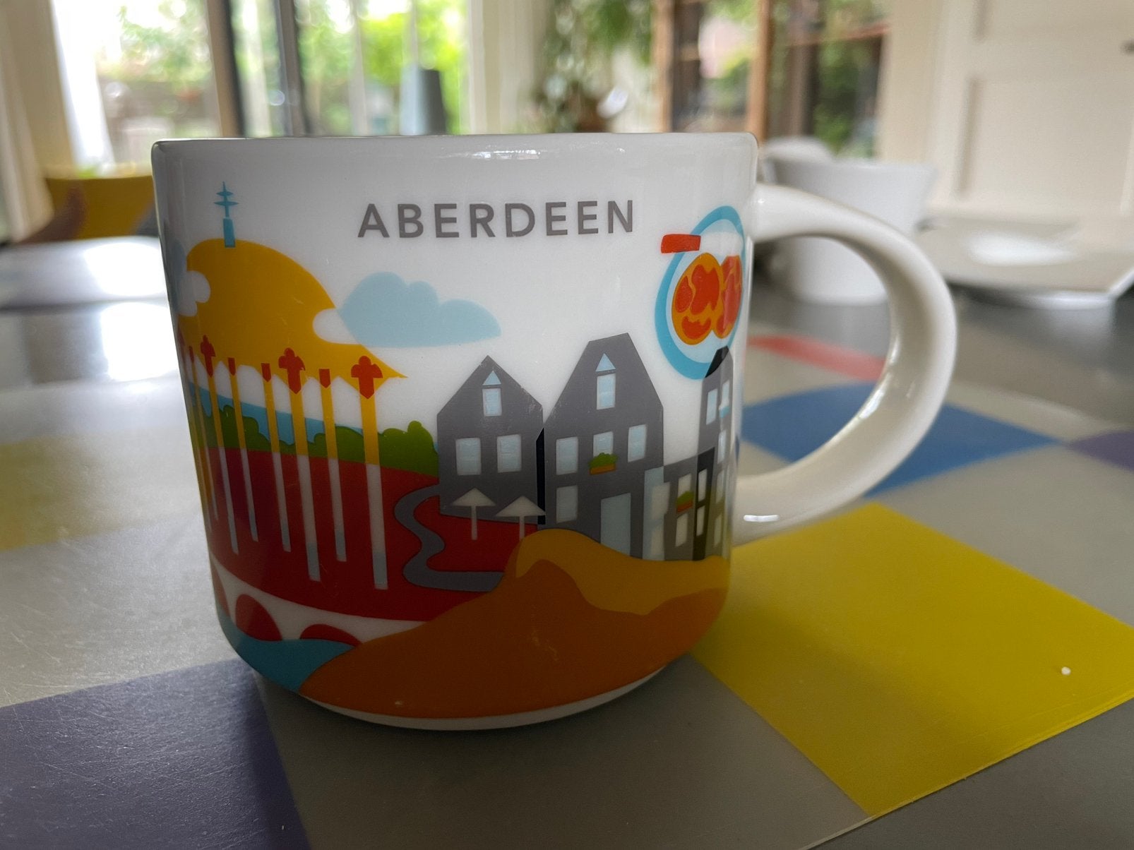 Starbucks mok Aberdeen, Ophalen of Verzenden, Zo goed als nieuw, Overige stijlen, Kop(pen) en/of Schotel(s)