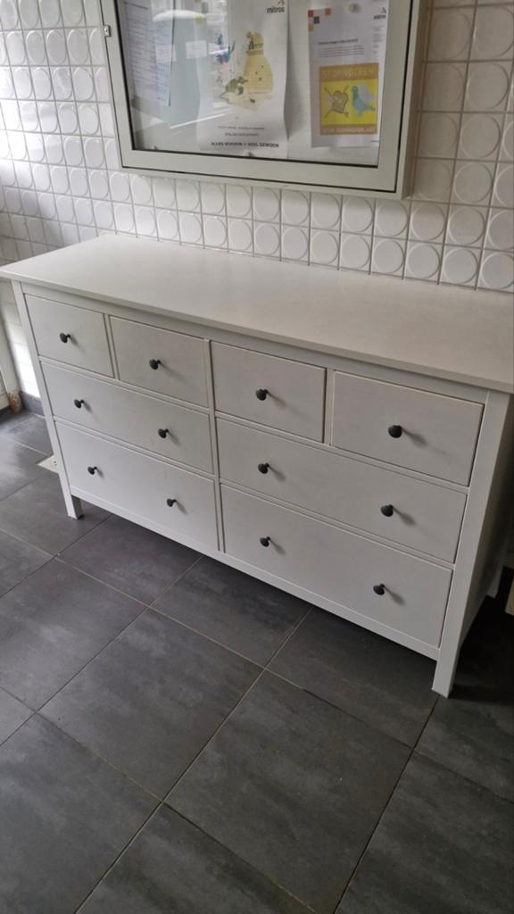Ikea hemnes commode wit gebeitst, Kinderen en Baby's, Kinderkamer | Commodes en Kasten, Ophalen, 50 tot 70 cm, 90 tot 105 cm, 100 cm of meer