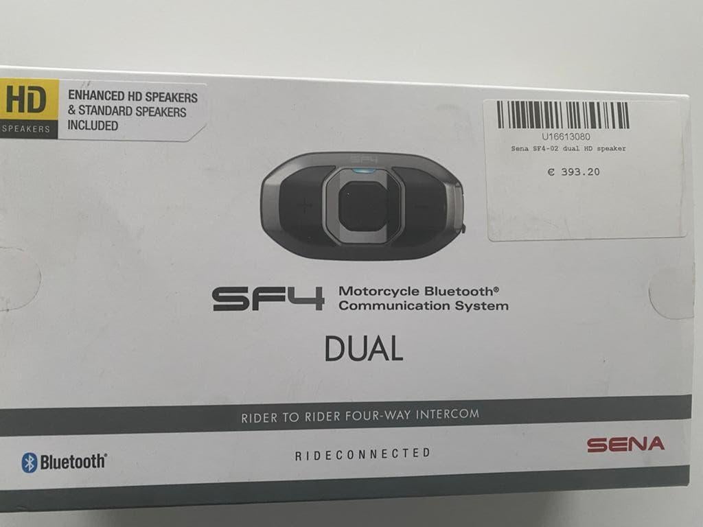 Sena SF4 Dual communicatieset voor motorfietsen te koop, Motoren, Accessoires | Overige, Ophalen of Verzenden, Zo goed als nieuw