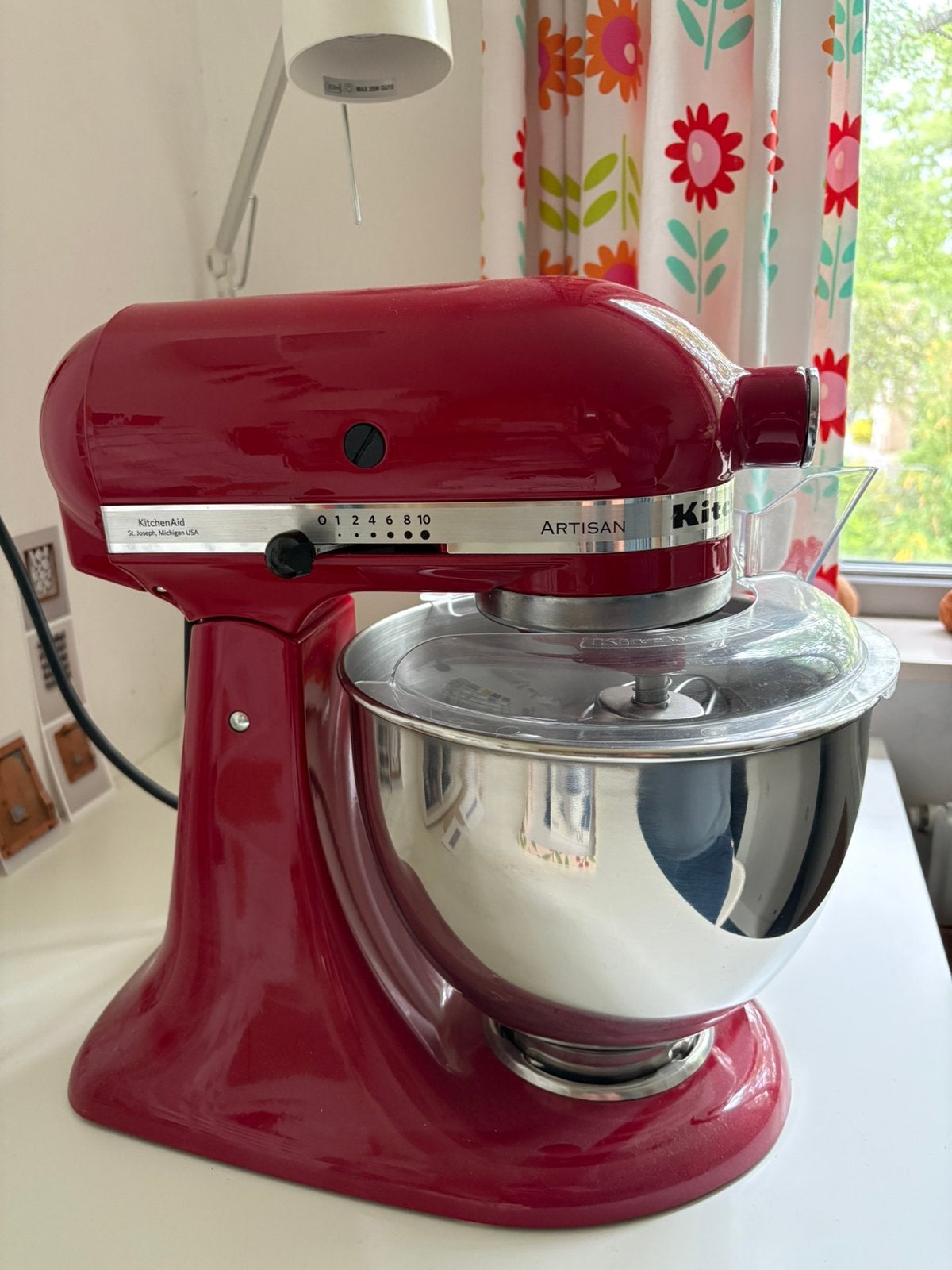 KitchenAid, Witgoed en Apparatuur, Keukenmixers, 4 liter of meer, Ophalen, Zo goed als nieuw, 3 snelheden of meer