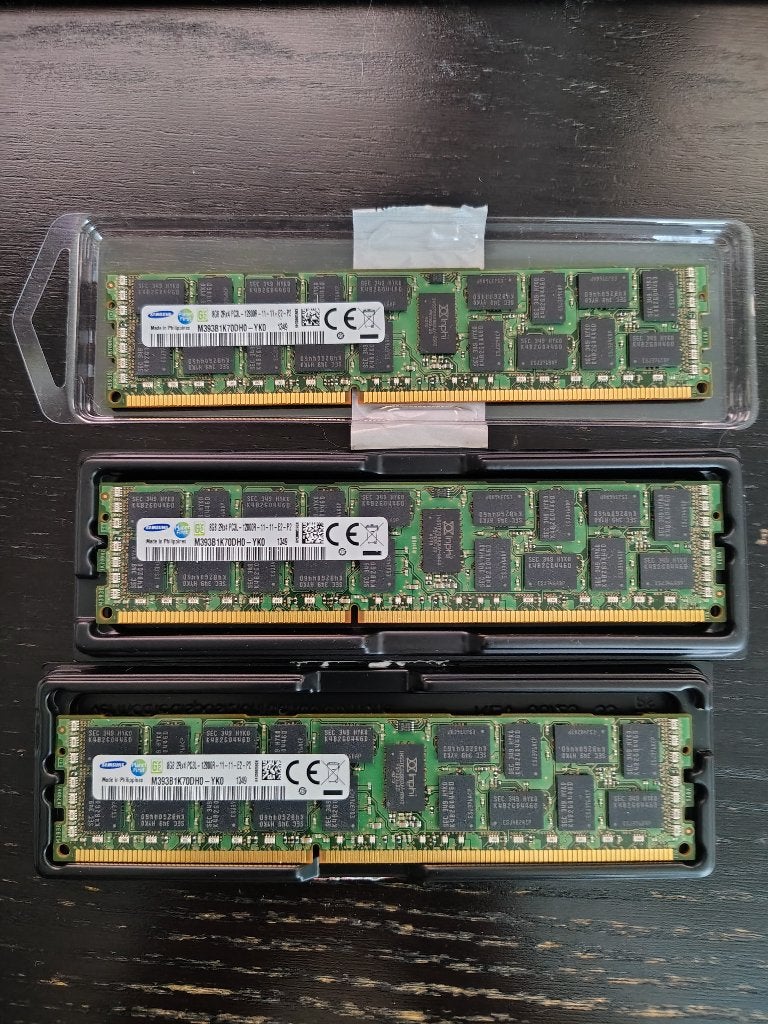 8GB DDR3-1600 PC3L-12800R (Registered ECC), Gebruikt, Server, 8 GB, DDR3