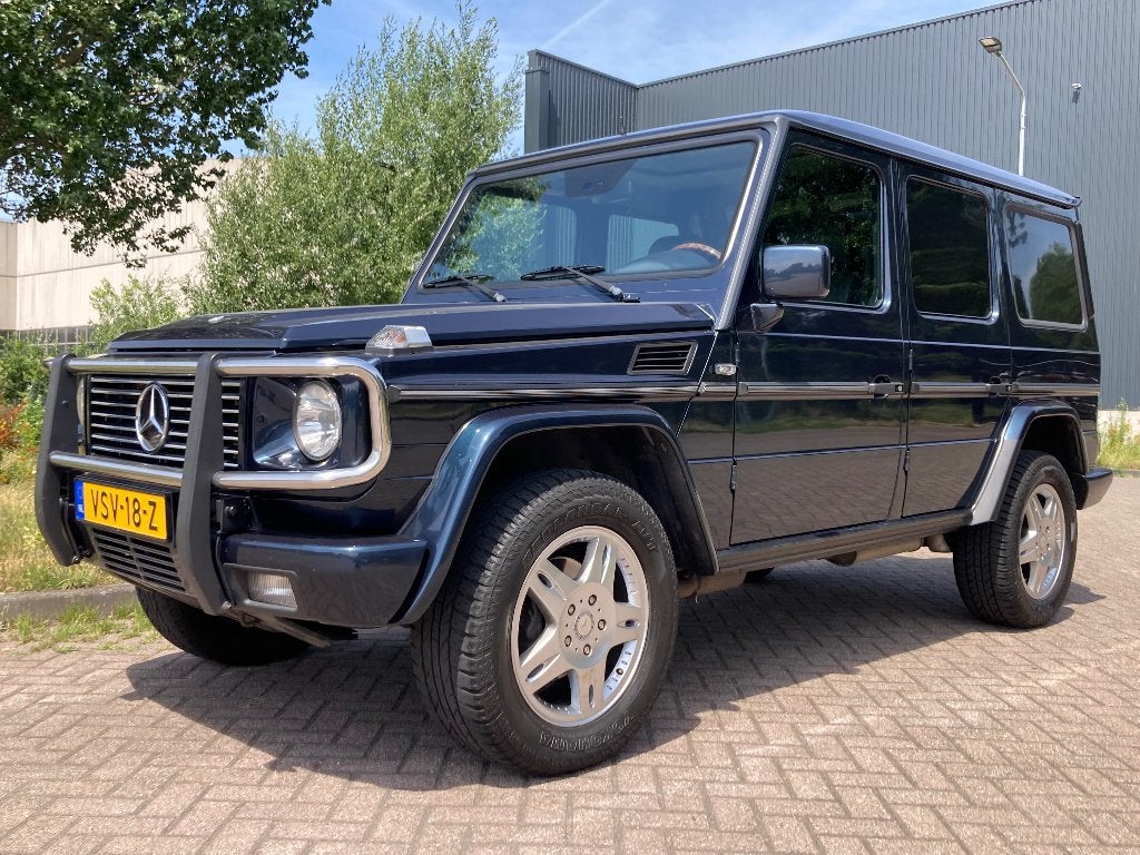 Mercedes G400CDI 2e eigenaar/ grijs kenteken / BTW auto., Auto's, Mercedes-Benz, Automaat, G-Klasse, Blauw, Leder