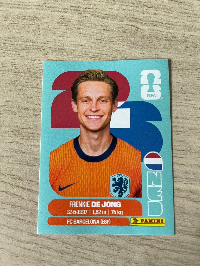 Frenkie de Jong Panini World Cup 2026 Sticker, Verzenden, Nieuw, Sport