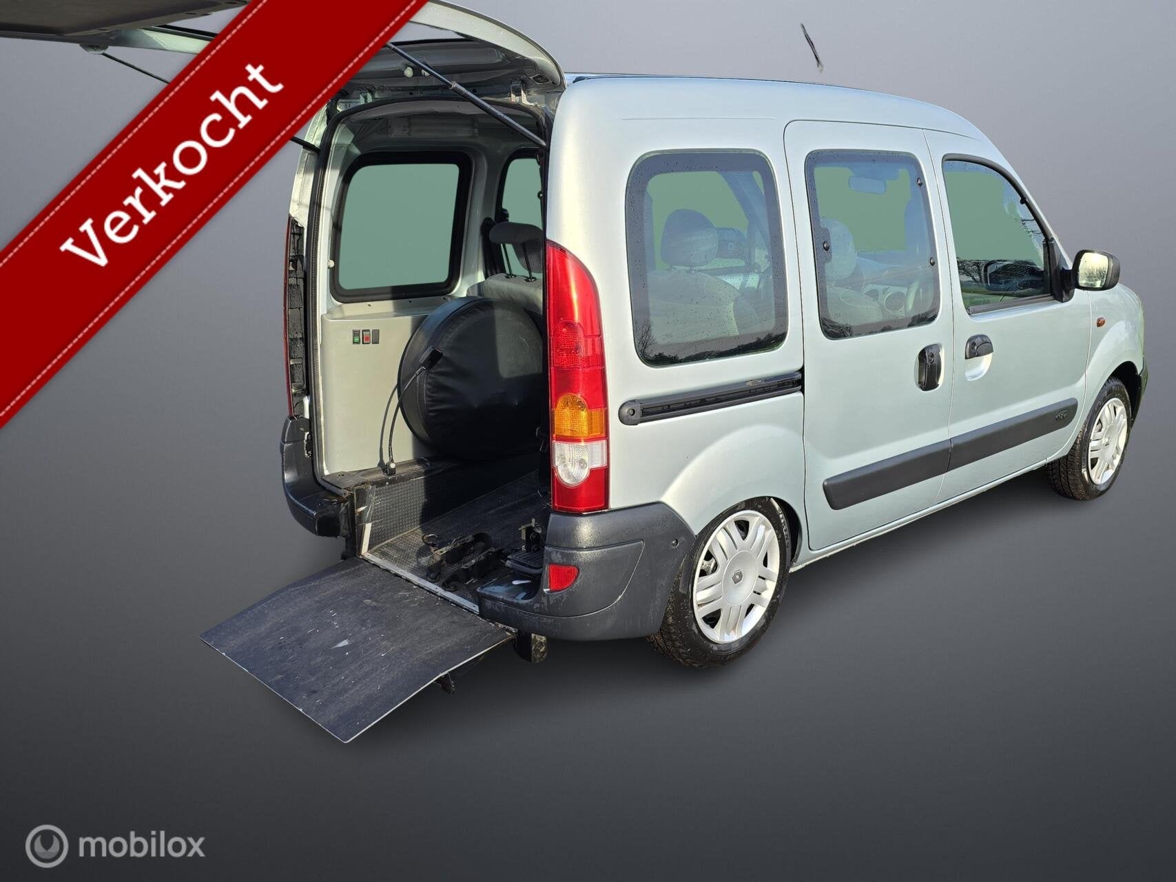 Renault Kangoo Rolstoelauto/Slechts 97.816km/Benzine/Airco, Auto's, Voorwielaandrijving, Stof, Bedrijf, Handgeschakeld