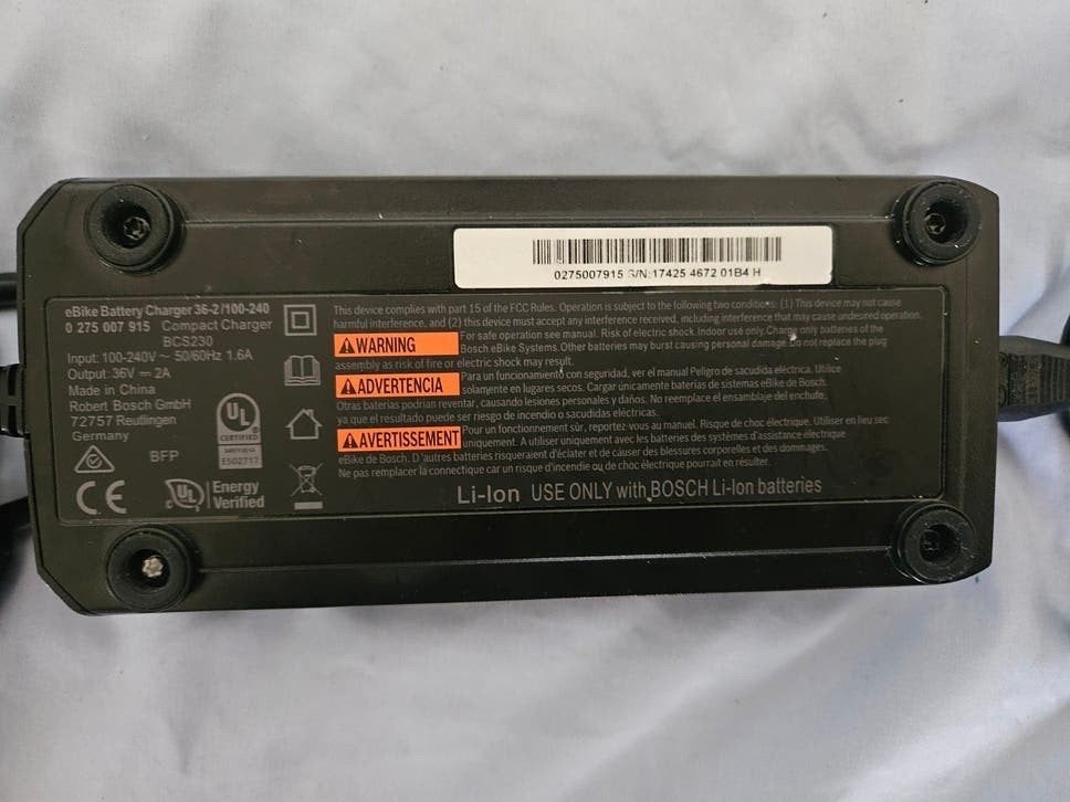 Bosch accu oplaadkabel 2A , zo goed als nieuw, Ophalen of Verzenden, Zo goed als nieuw