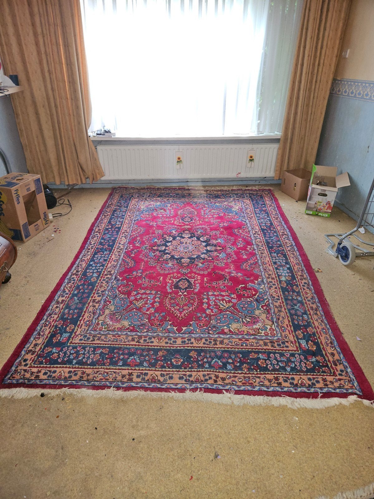 Perzisch tapijt, Huis en Inrichting, Stoffering | Tapijten en Kleden, Ophalen, Gebruikt, 200 cm of meer, 200 cm of meer
