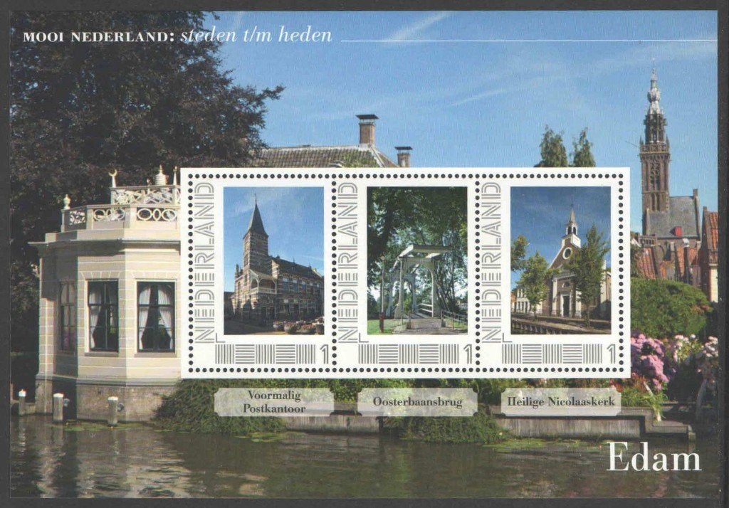 Mooi Nederland Steden t/m Heden: Edam 2, Postzegels en Munten, Postzegels | Nederland, Ophalen of Verzenden, Na 1940, Postfris