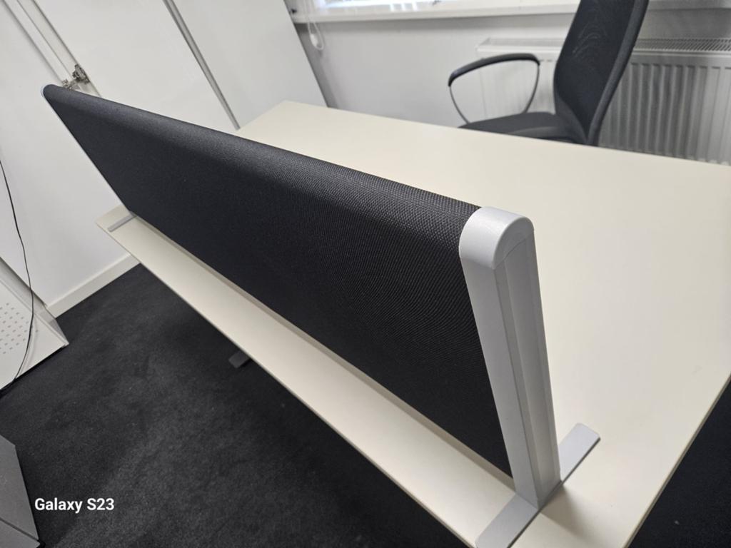 Bureauscherm privacy - Zwart, Diversen, Bureau-accessoires, Ophalen, Gebruikt