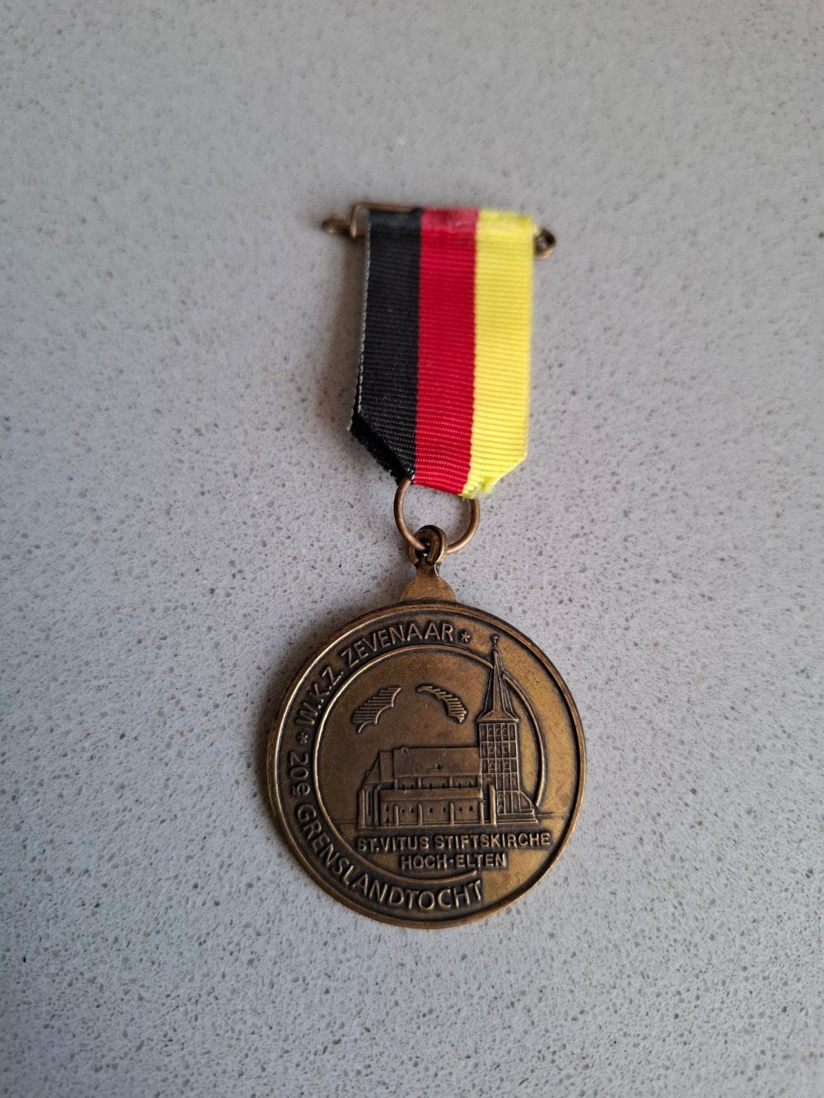 Medaille 20e W.K.Z. Zevenaar Grenslandtocht St. Vitus, Ophalen of Verzenden, Overige materialen, Nederland