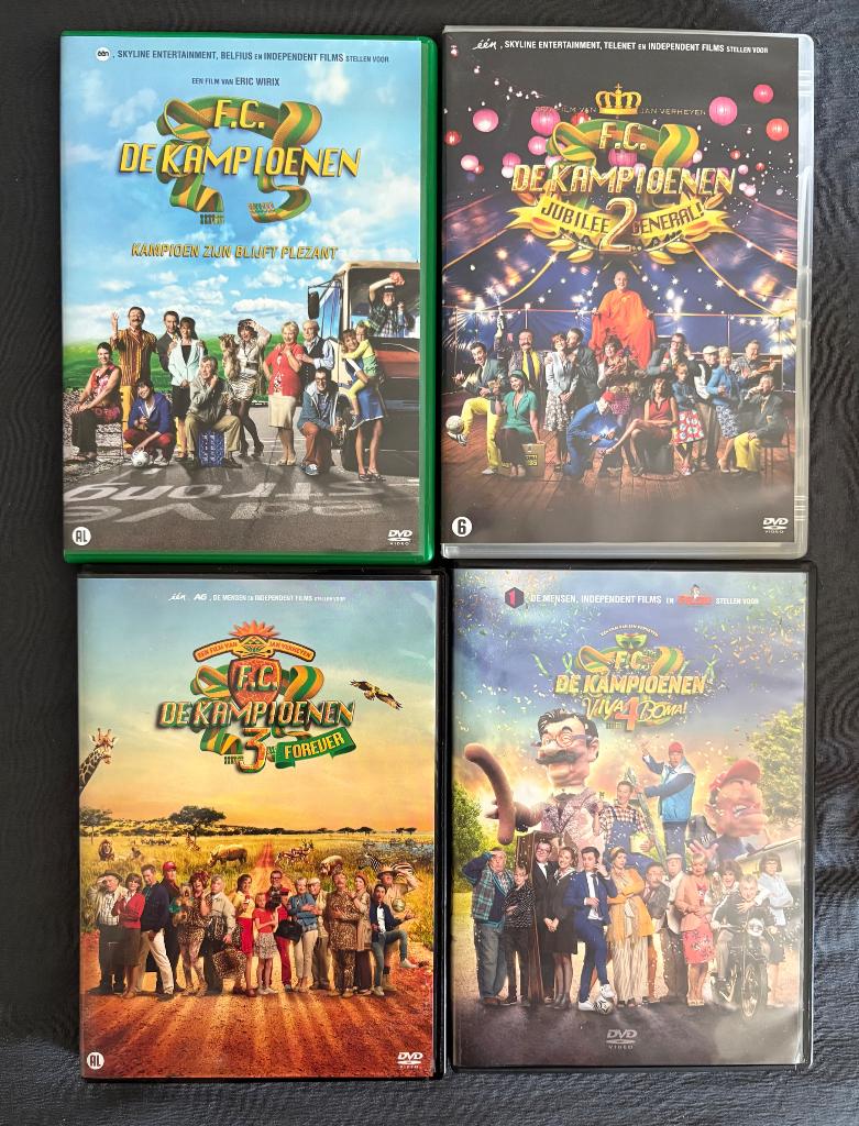 Fc de kampioenen films dvd, Cd's en Dvd's, Dvd's | Tv en Series, Alle leeftijden, Ophalen of Verzenden, Zo goed als nieuw